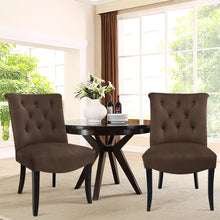 Load image into Gallery viewer, Set of 2 Contemporary Chesterfield Dining Chairs
