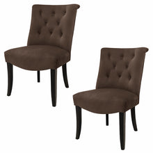 Load image into Gallery viewer, Set of 2 Contemporary Chesterfield Dining Chairs
