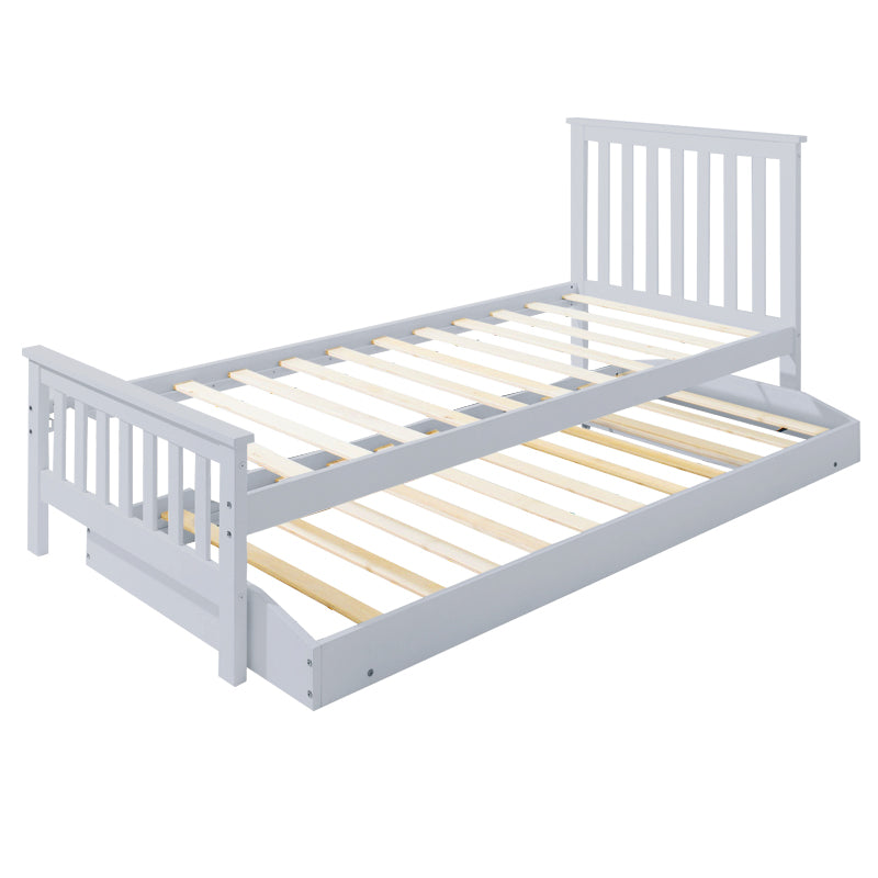 Twin Single Bed Set with Folding Bed