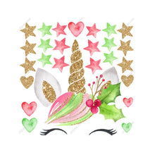 Load image into Gallery viewer, Unicorn Wall Stickers Children's Room Decoration Bedroom Renovation Girl Heart
