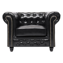 Load image into Gallery viewer, Buttoned Chesterfield Sofa Lounge Tub Armchair , One Seater
