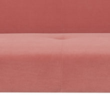 Load image into Gallery viewer, Velvet Simple 2 Seater Sofa Bed, Pink
