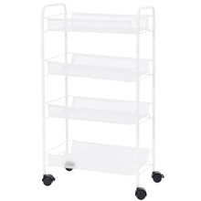 Load image into Gallery viewer, Portable Kitchen Trolley Mesh Storage Rack
