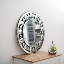 Load image into Gallery viewer, Wall Round Mirror Art Vanity Mirror 70x70cm
