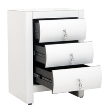 Load image into Gallery viewer, 3-Drawer Bedside Table Cabinet Bedroom Furniture Nightstand

