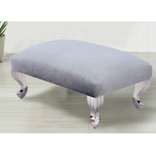Load image into Gallery viewer, Rectangle Footstool Bench - Light Blue
