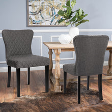 Load image into Gallery viewer, 2PCS Linen Upholstered Dining Chairs
