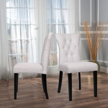 Load image into Gallery viewer, 2PCS Leather High Backrest Dining Chairs
