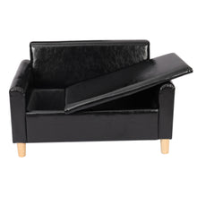 Load image into Gallery viewer, 2 Seater Kids Cushioned Sofa with Storage
