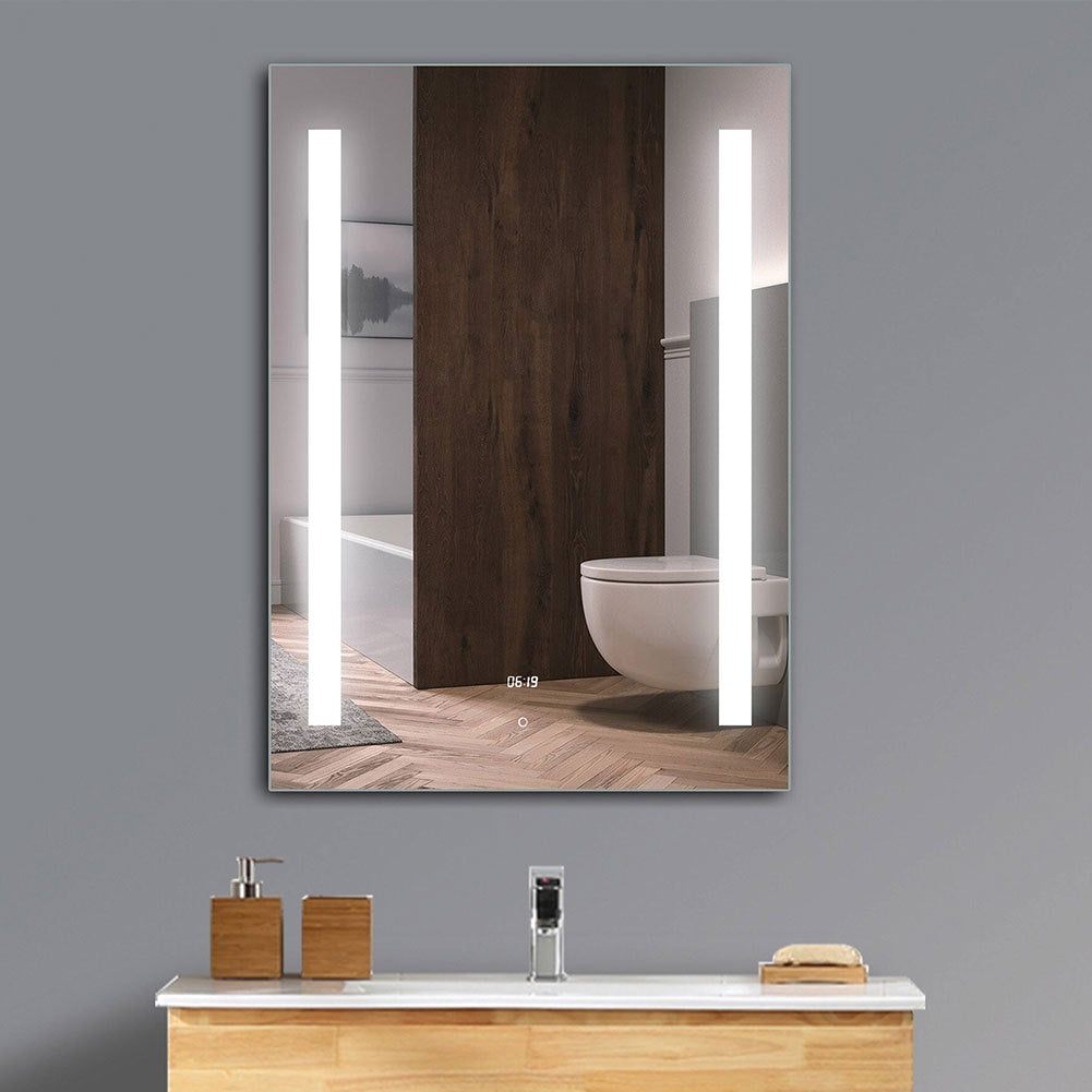 LED Illuminated Bathroom Mirror Cabinet with Touch Switch