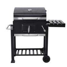 Load image into Gallery viewer, BBQ charcoal grill cart, barbecue, charcoal bbq
