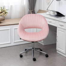 Load image into Gallery viewer, Office Luxury Velvet 360°Swivel Rocking Chair Computer Desk Seat
