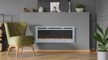 Load and play video in Gallery viewer, Electric Fireplace Wall Mounted Room Heater 12 LED Flame Colours
