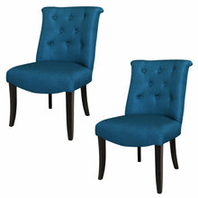 Load image into Gallery viewer, Set of 2 Contemporary Chesterfield Dining Chairs
