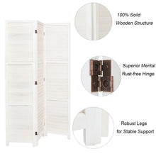 Load image into Gallery viewer, Panel Folding Wood Room Divider Partition Screen Separator
