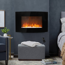 Load image into Gallery viewer, Wall Mounted LED Electric Fireplace
