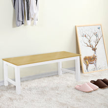 Load image into Gallery viewer, Natural Solid Wood Bench
