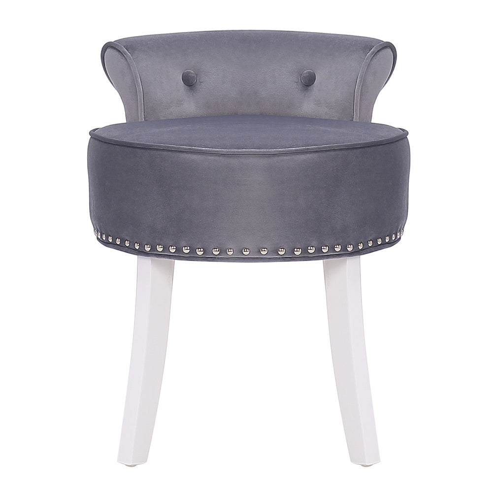 Velvet Vanity Dressing Table Stool Piano Chair