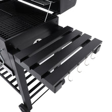 Load image into Gallery viewer, BBQ charcoal grill cart, barbecue, charcoal bbq
