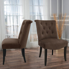 Load image into Gallery viewer, Set of 2 Contemporary Chesterfield Dining Chairs
