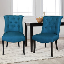 Load image into Gallery viewer, Set of 2 Contemporary Chesterfield Dining Chairs
