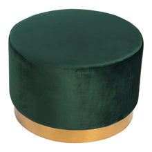 Load image into Gallery viewer, Velvet Footstool Round Pouffe - 5 Color
