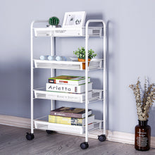 Load image into Gallery viewer, Portable Kitchen Trolley Mesh Storage Rack
