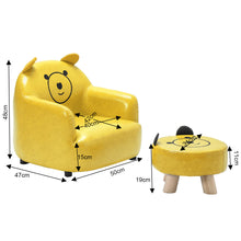 Load image into Gallery viewer, Children Kids Sofa Set Leather Upholstered Armchair
