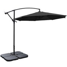 Load image into Gallery viewer, 3M Banana Parasol Patio Umbrella Sun Shade Shelter with Petal Base
