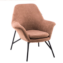 Load image into Gallery viewer, Modern Linen Tub Chair Armchair, Coffee
