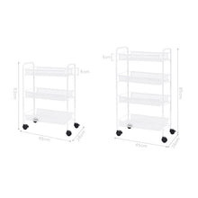 Load image into Gallery viewer, Portable Kitchen Trolley Mesh Storage Rack
