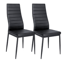 Load image into Gallery viewer, Set of 2 ,4 or 6 Leather Upholstered KD Structured Dining Chairs
