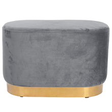 Load image into Gallery viewer, Velvet Dressing Table Stool with Gold-Plated Bottom
