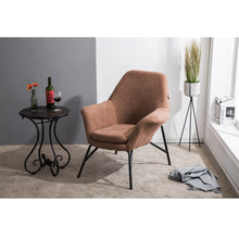 Load image into Gallery viewer, Modern Linen Tub Chair Armchair, Coffee
