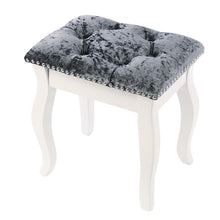 Load image into Gallery viewer, Soft Grey Dressing Table Stool
