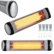 Load image into Gallery viewer, Winter Wall Mounted Electric Patio Heater with Remote Control
