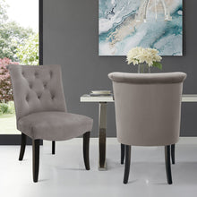 Load image into Gallery viewer, Set of 2 Contemporary Chesterfield Dining Chairs
