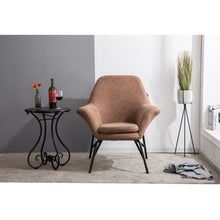 Load image into Gallery viewer, Modern Linen Tub Chair Armchair, Coffee
