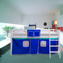 Load image into Gallery viewer, Tent For Mid Sleeper Bed Girls Bedroom Toys Games Storage
