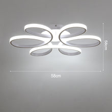 Load image into Gallery viewer, LED Lamp Ceiling Light Floral Semi Flush Lighting
