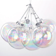 Load image into Gallery viewer, 5 Pcs Rainbow Gloss Glass Balls Hanging Ornaments for Christmas Decor
