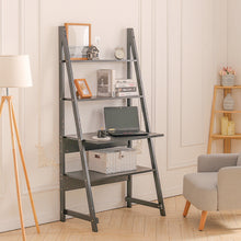 Load image into Gallery viewer, Modern Ladder Storage Display Shelf Computer Desk
