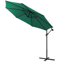 Load image into Gallery viewer, 3M Dark Green Sun Parasol Hanging Banana Umbrella
