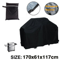 Load image into Gallery viewer, Garden BBQ Cover Heavy Duty Waterproof Rain Gas Barbeque Grill Protector Black
