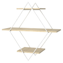 Load image into Gallery viewer, Metal/Solid Wood Floating Shelf with Sturdy - 6 Shape !
