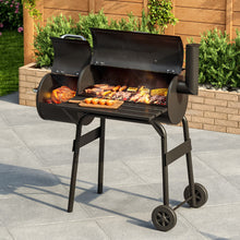 Load image into Gallery viewer, Charcoal BBQ Grill with Offset Smoker
