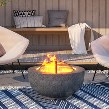 Load image into Gallery viewer, Octagonal Fire Pit Bowl Patio Wood Burning Fires Garden MgO BBQ Grill Outdoor Heater
