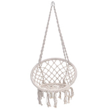 Load image into Gallery viewer, Tassel hanging chair - garden swing seat, hanging egg chair, garden swing chair
