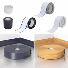 Load image into Gallery viewer, Flexible Skirting Board PVC Strip Self-Adhesive Floor Wall Joint Cove
