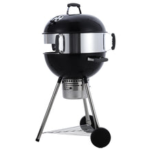 Load image into Gallery viewer, Outdoor Camping 2-In-1 Kettle BBQ Grill Charcoal Barbecue Stove with Pizza Oven
